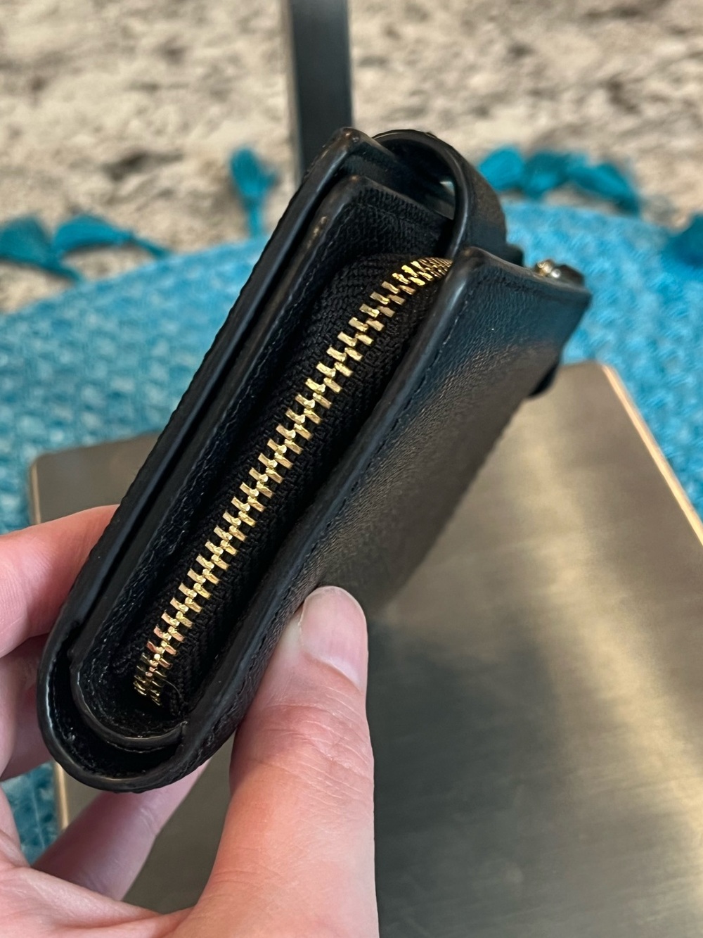 Coach Compact Black Wallet - Picture 8 of 13